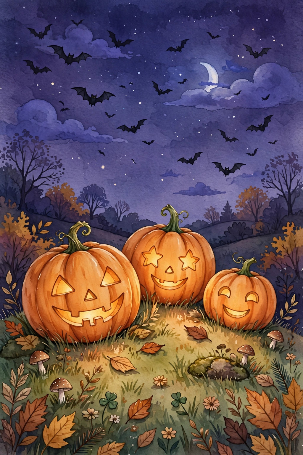 Halloween Printable Party Pack - 9 Instant-Download Pages